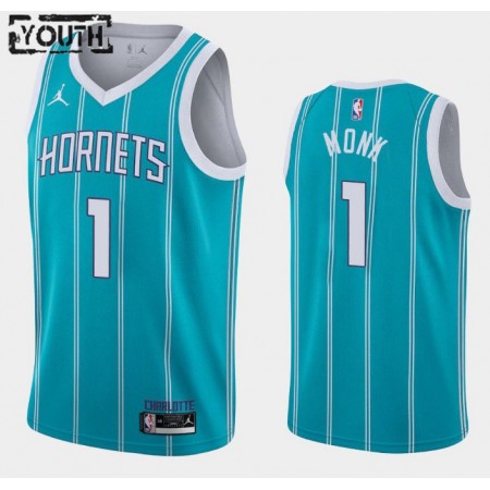 Dres Charlotte Hornets Malik Monk 1 2020-21 Jordan Brand Icon Edition Swingman - Dječji